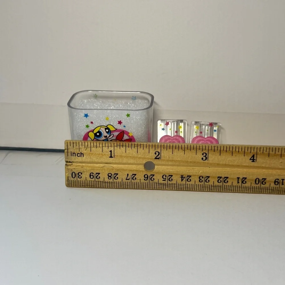 Powerpuff Girls Clear hearts charger cover and cable protector